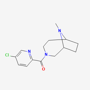 (5-Chloropyridin-2-yl)-(9-methyl-3,9-diazabicyclo[4.2.1]nonan-3-yl)methanone