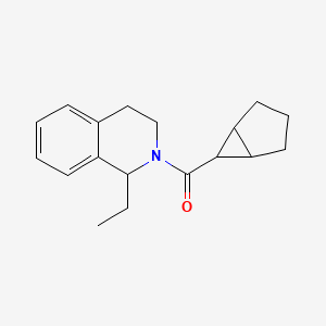 6-bicyclo[3.1.0]hexanyl-(1-ethyl-3,4-dihydro-1H-isoquinolin-2-yl)methanone