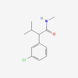 2-(3-chlorophenyl)-N,3-dimethylbutanamide