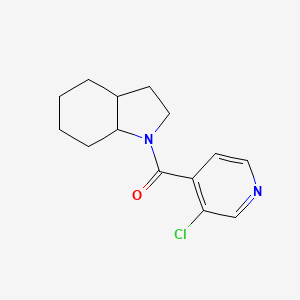 2,3,3a,4,5,6,7,7a-Octahydroindol-1-yl-(3-chloropyridin-4-yl)methanone