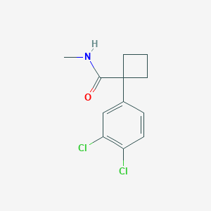 1-(3,4-dichlorophenyl)-N-methylcyclobutane-1-carboxamide