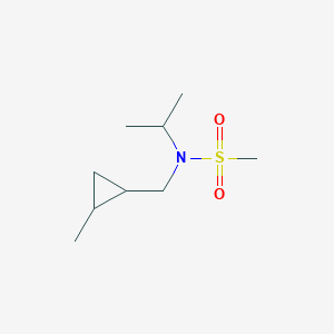 N-[(2-methylcyclopropyl)methyl]-N-propan-2-ylmethanesulfonamide