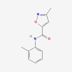 3-methyl-N-(2-methylphenyl)-1,2-oxazole-5-carboxamide