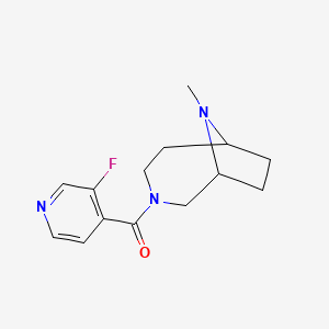 (3-Fluoropyridin-4-yl)-(9-methyl-3,9-diazabicyclo[4.2.1]nonan-3-yl)methanone