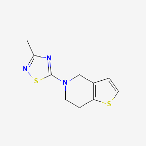 5-(3-methyl-1,2,4-thiadiazol-5-yl)-6,7-dihydro-4H-thieno[3,2-c]pyridine