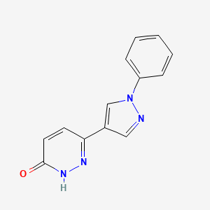 3-(1-phenylpyrazol-4-yl)-1H-pyridazin-6-one