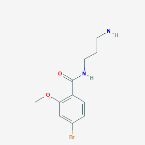 4-bromo-2-methoxy-N-[3-(methylamino)propyl]benzamide