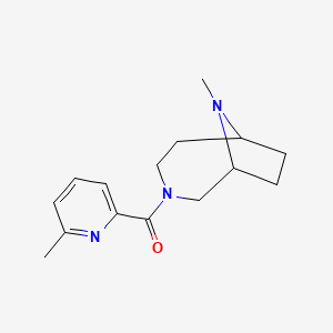 (9-Methyl-3,9-diazabicyclo[4.2.1]nonan-3-yl)-(6-methylpyridin-2-yl)methanone