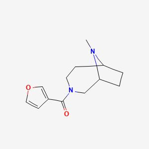 Furan-3-yl-(9-methyl-3,9-diazabicyclo[4.2.1]nonan-3-yl)methanone