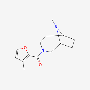 (9-Methyl-3,9-diazabicyclo[4.2.1]nonan-3-yl)-(3-methylfuran-2-yl)methanone