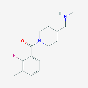 (2-Fluoro-3-methylphenyl)-[4-(methylaminomethyl)piperidin-1-yl]methanone