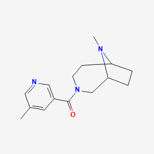 (9-Methyl-3,9-diazabicyclo[4.2.1]nonan-3-yl)-(5-methylpyridin-3-yl)methanone