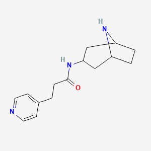 N-(8-azabicyclo[3.2.1]octan-3-yl)-3-pyridin-4-ylpropanamide