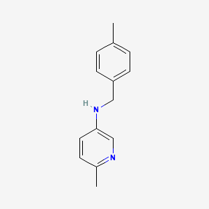 6-methyl-N-[(4-methylphenyl)methyl]pyridin-3-amine