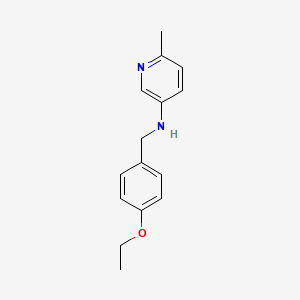 N-[(4-ethoxyphenyl)methyl]-6-methylpyridin-3-amine