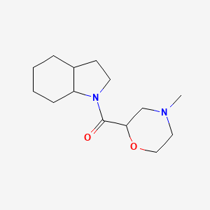 2,3,3a,4,5,6,7,7a-Octahydroindol-1-yl-(4-methylmorpholin-2-yl)methanone