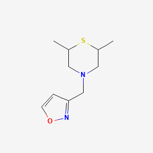 3-[(2,6-Dimethylthiomorpholin-4-yl)methyl]-1,2-oxazole