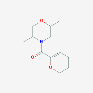 3,4-dihydro-2H-pyran-6-yl-(2,5-dimethylmorpholin-4-yl)methanone