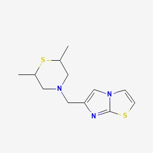 6-[(2,6-Dimethylthiomorpholin-4-yl)methyl]imidazo[2,1-b][1,3]thiazole