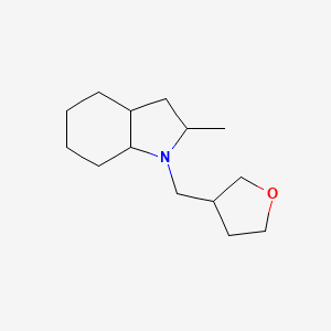 2-Methyl-1-(oxolan-3-ylmethyl)-2,3,3a,4,5,6,7,7a-octahydroindole