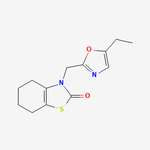 3-[(5-Ethyl-1,3-oxazol-2-yl)methyl]-4,5,6,7-tetrahydro-1,3-benzothiazol-2-one