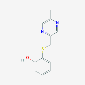 2-[(5-Methylpyrazin-2-yl)methylsulfanyl]phenol