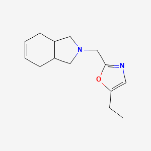 2-(1,3,3a,4,7,7a-Hexahydroisoindol-2-ylmethyl)-5-ethyl-1,3-oxazole