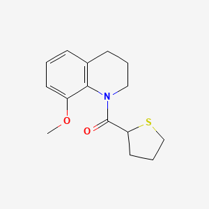 (8-methoxy-3,4-dihydro-2H-quinolin-1-yl)-(thiolan-2-yl)methanone