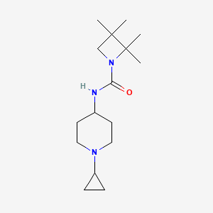 N-(1-cyclopropylpiperidin-4-yl)-2,2,3,3-tetramethylazetidine-1-carboxamide