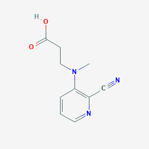 3-[(2-Cyanopyridin-3-yl)-methylamino]propanoic acid