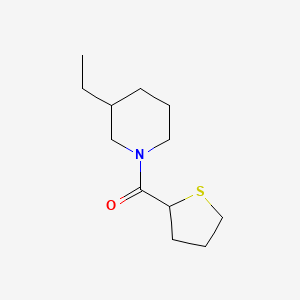 (3-Ethylpiperidin-1-yl)-(thiolan-2-yl)methanone