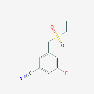 3-(Ethylsulfonylmethyl)-5-fluorobenzonitrile