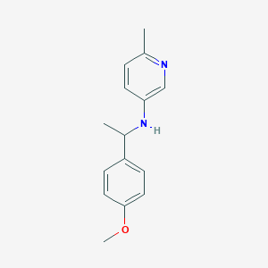 molecular formula C15H18N2O B7619761 N-[1-(4-methoxyphenyl)ethyl]-6-methylpyridin-3-amine 