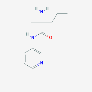 2-amino-2-methyl-N-(6-methylpyridin-3-yl)pentanamide