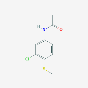 N-(3-chloro-4-methylsulfanylphenyl)acetamide