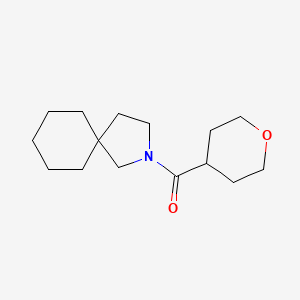 2-Azaspiro[4.5]decan-2-yl(oxan-4-yl)methanone