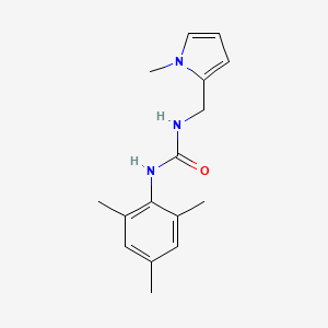 1-[(1-Methylpyrrol-2-yl)methyl]-3-(2,4,6-trimethylphenyl)urea