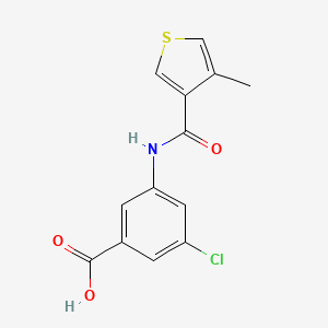 3-Chloro-5-[(4-methylthiophene-3-carbonyl)amino]benzoic acid