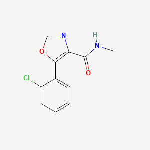 5-(2-chlorophenyl)-N-methyl-1,3-oxazole-4-carboxamide