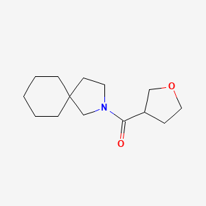 molecular formula C14H23NO2 B7620005 2-Azaspiro[4.5]decan-2-yl(oxolan-3-yl)methanone 