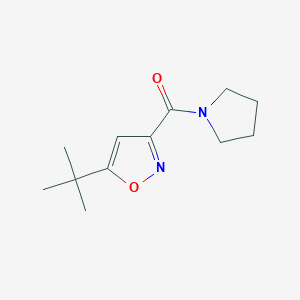 (5-Tert-butyl-1,2-oxazol-3-yl)-pyrrolidin-1-ylmethanone