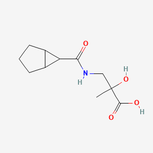 3-(Bicyclo[3.1.0]hexane-6-carbonylamino)-2-hydroxy-2-methylpropanoic acid