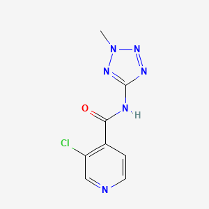 3-chloro-N-(2-methyltetrazol-5-yl)pyridine-4-carboxamide