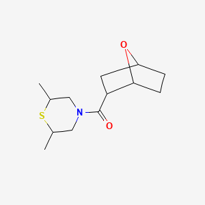 (2,6-Dimethylthiomorpholin-4-yl)-(7-oxabicyclo[2.2.1]heptan-2-yl)methanone