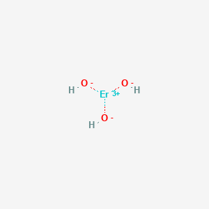 molecular formula ErH3O3 B076202 Erbium(3+);trihydroxide CAS No. 14646-16-3
