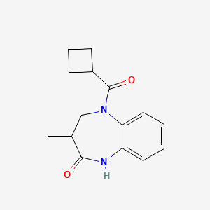 5-(cyclobutanecarbonyl)-3-methyl-3,4-dihydro-1H-1,5-benzodiazepin-2-one