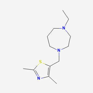 5-[(4-Ethyl-1,4-diazepan-1-yl)methyl]-2,4-dimethyl-1,3-thiazole