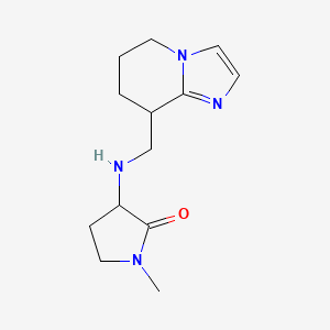 1-Methyl-3-(5,6,7,8-tetrahydroimidazo[1,2-a]pyridin-8-ylmethylamino)pyrrolidin-2-one