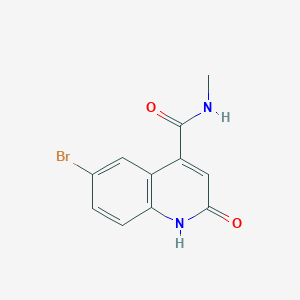 6-bromo-N-methyl-2-oxo-1H-quinoline-4-carboxamide