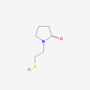 molecular formula C6H11NOS B076206 1-(2-Mercaptoethyl)pyrrolidin-2-one CAS No. 13839-15-1